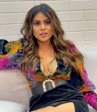Nia Sharma shows off ample cleavage as she poses seductively for her fans