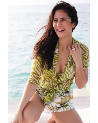 Katrina Kaif is soaring temperatures straight from Maldives