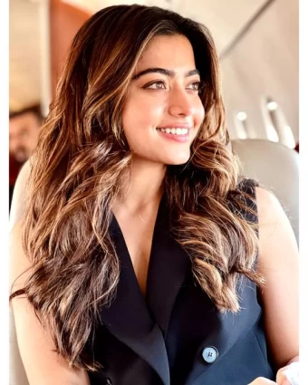 Rashmika Mandanna looks uber chic in the blazer dress