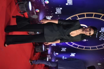 Konkona Sen Sharma looked smart in the black pantsuit