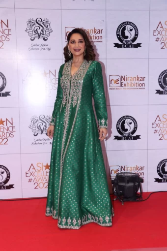 Madhuri Dixit seen at a red carpet event