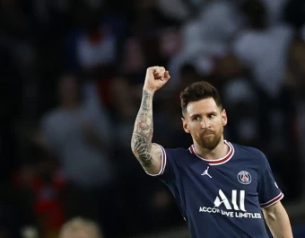 Lionel Messi gave a hat-trick of assists against Saint-Etienne