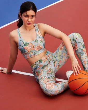 Shanaya Kapoor flaunts her svelte figure in the floral athleisure set