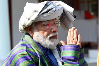 Afghanistan Sikh-Hindu Delegation at his residence in New Delhi