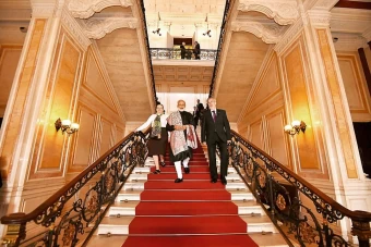 PM visited the State Hermitage Museum in St Petersburg in Russia