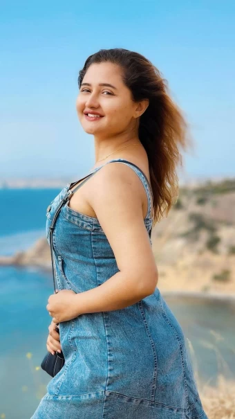 Rashami Desai looks glorious in the sleeveless denim outfit