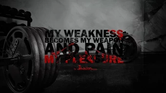 fitness motivation quote pain is my pleasure