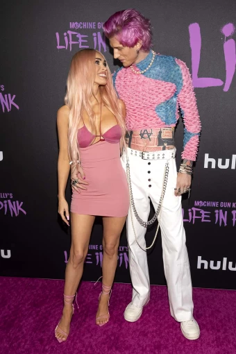 Megan Fox and Machine Gun Kelly attended the premiere of his Life in Pink documentary