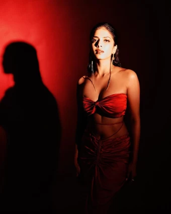 Malavika Mohanan is heating things up in her sexy red ensemble