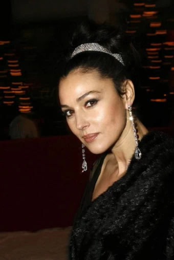 Monica Bellucci at the Re-Opening Party at Cartier at 13 Rue de la Paix in Paris, France December 13 2005