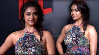 ashion goals personified by the gorgeous keerthy suresh.She was spotted at the Netflix party last night.