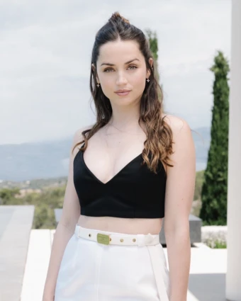 ana de armas at a louis vuitton event in greece