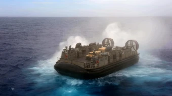 hovercraft LCAC Assault Craft Unit U.S. Navy LCAC 1 sea training
