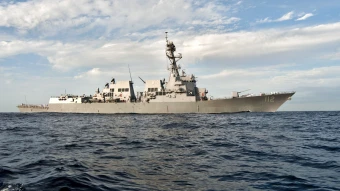 USS Arleigh Burke DDG 51 lead ship Arleigh Burke class destroyer warship U.S. Navy sea
