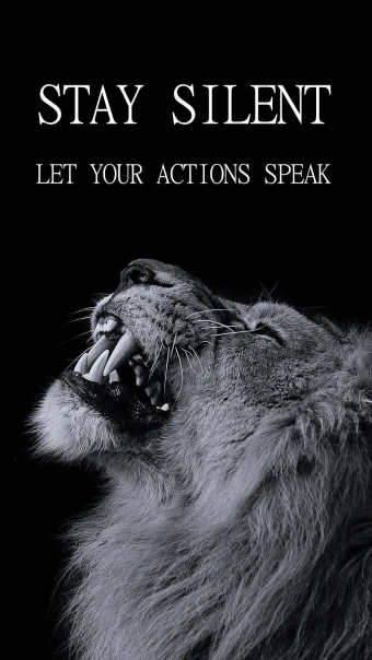 Let your actions speak HD phone wallpaper