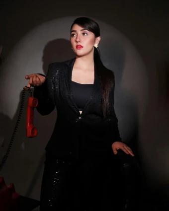 Black background Ashnoor Kaur