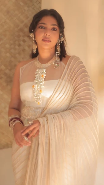 Aishwarya Lekshmi Onam Saree