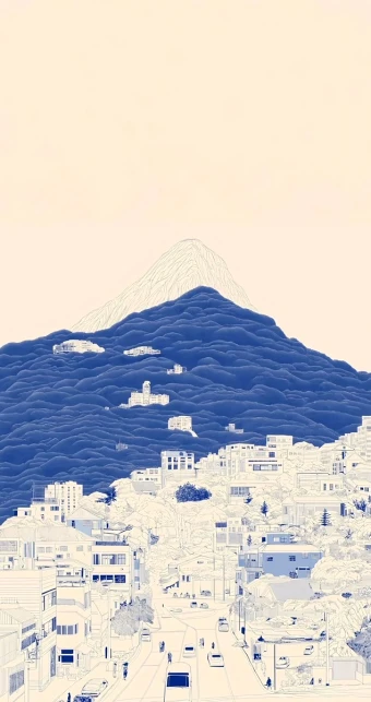 Mount Fuji City 4K
