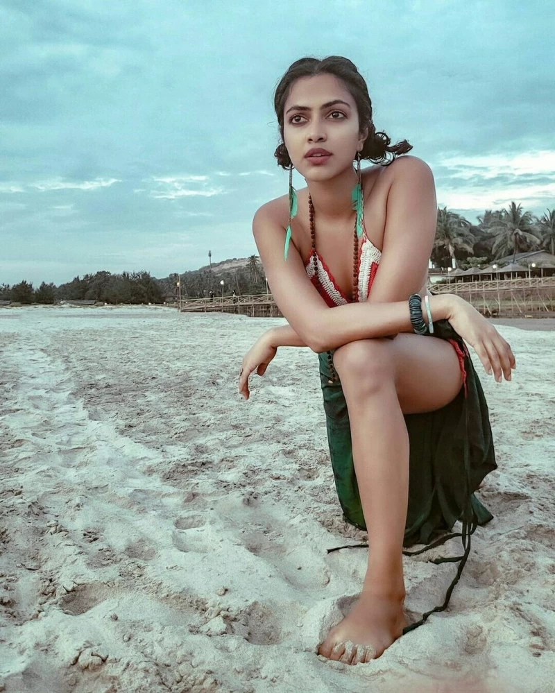 Amala Paul flaunts her toned body in a boho bikini wear and sets the internet on fire