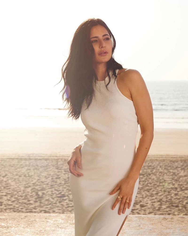 Katrina Kaif Flaunts Her Curves In Plain White Dress, See The Actress Amping Up Her Style Game