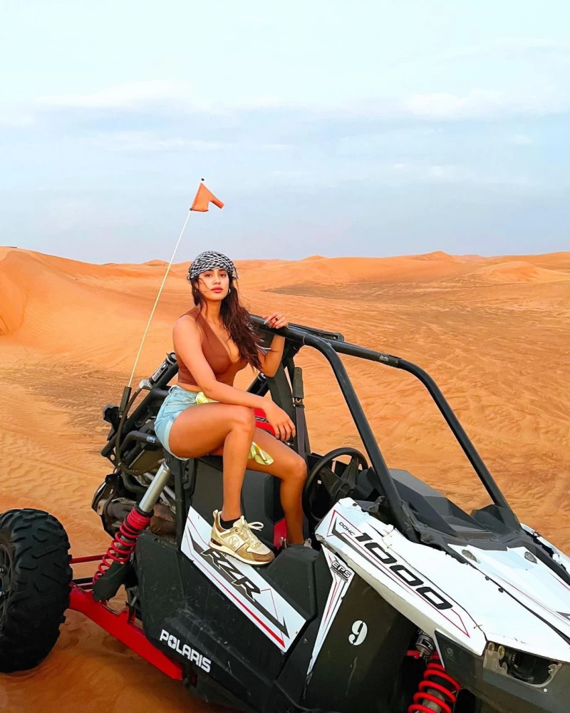 Janhvi Kapoor looks uber hot atop the ATV