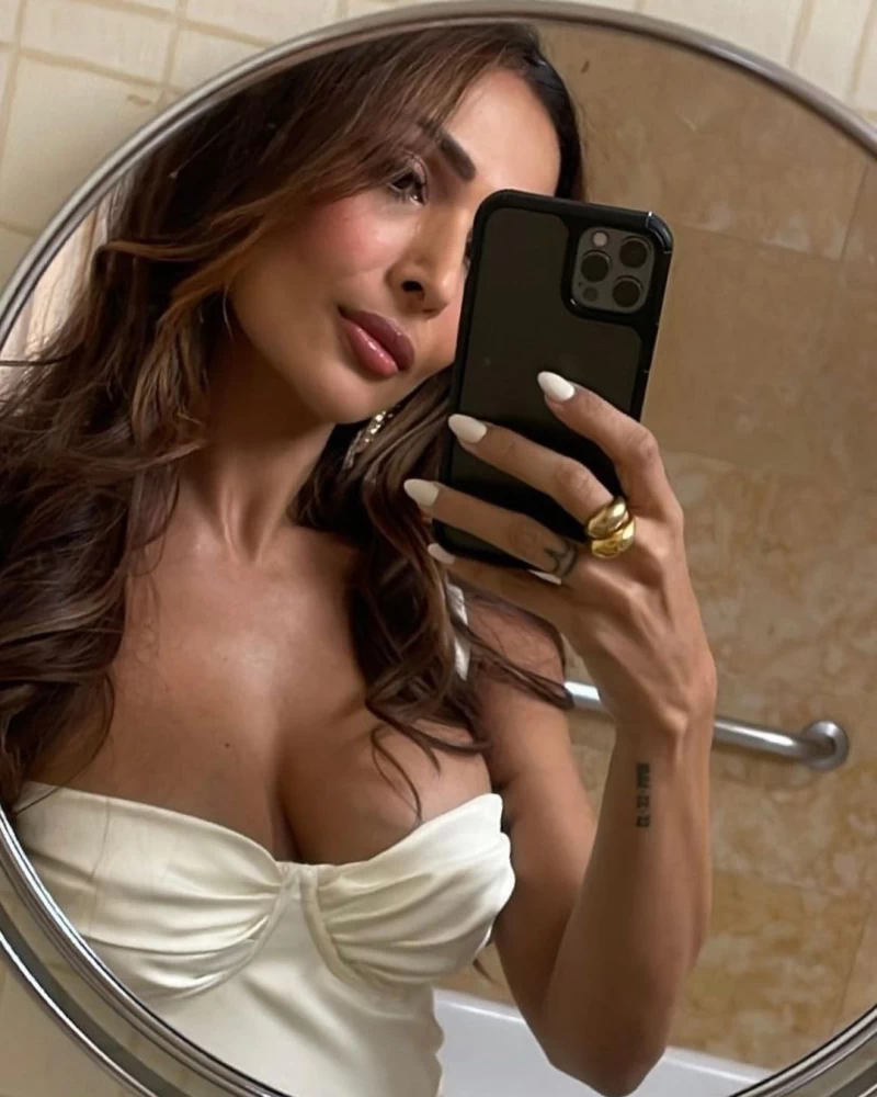 Malaika Arora oozes sexiness while taking a mirror selfie