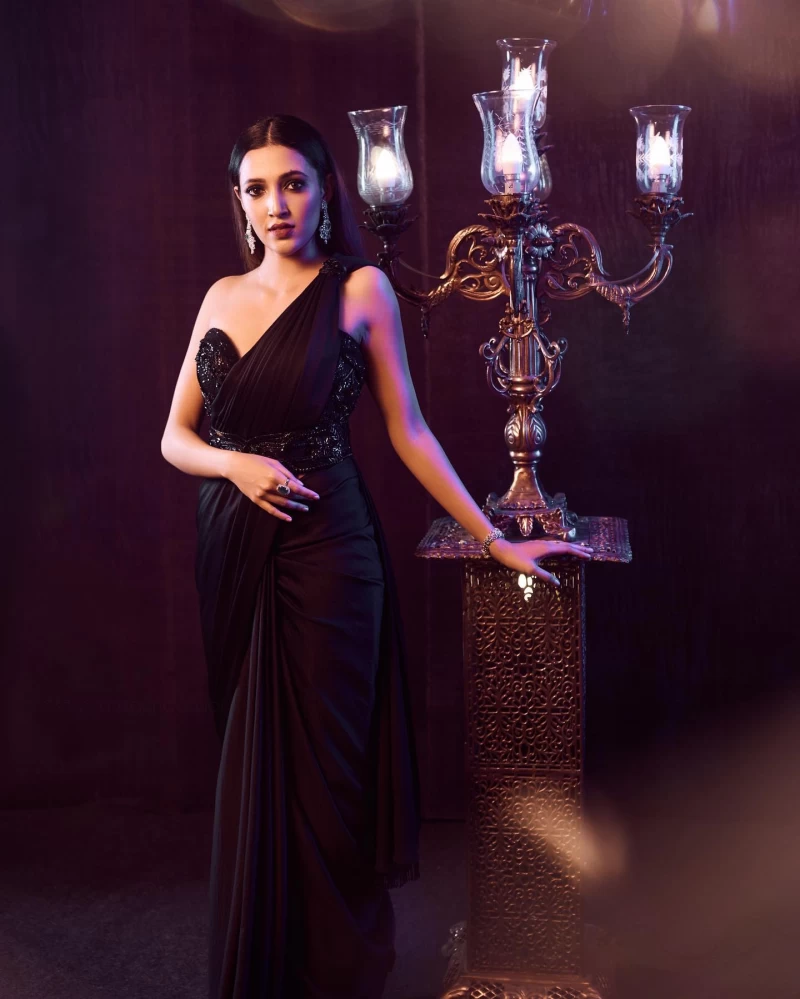 Neha shetty Black Color Dress Photoshoot