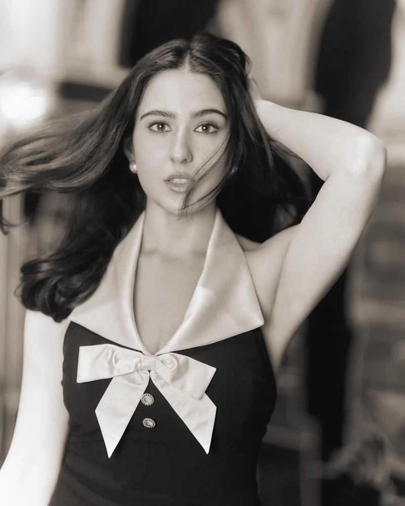 Sara Ali Khan is redefining elegance with her latest monochrome photoshoot.