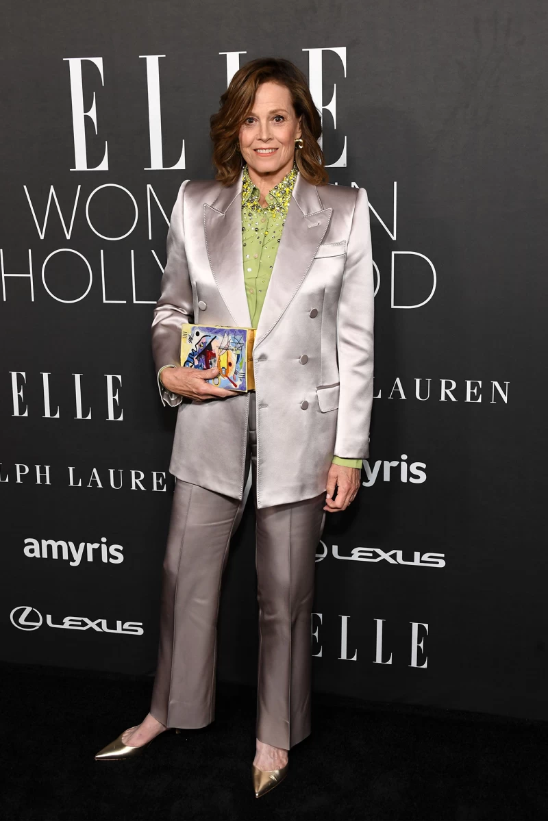 Sigourney Weaver attends the Elle Women in Hollywood 2022 celebration