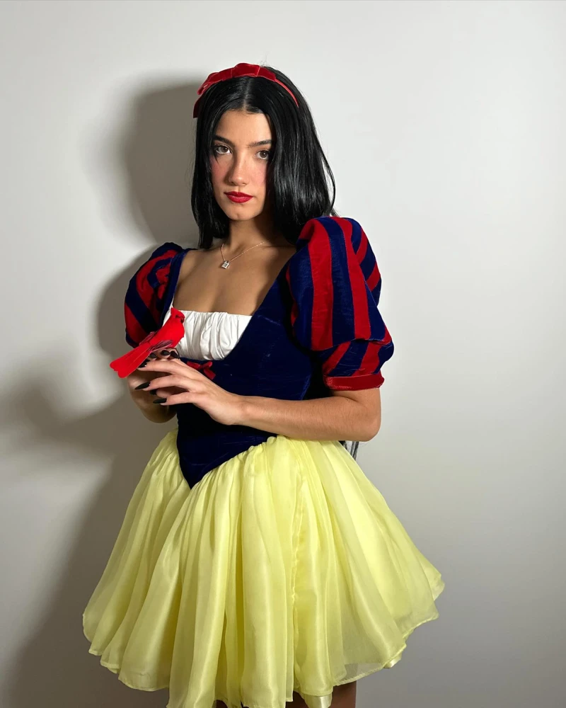 Charli D'Amelio dressed as Snow White