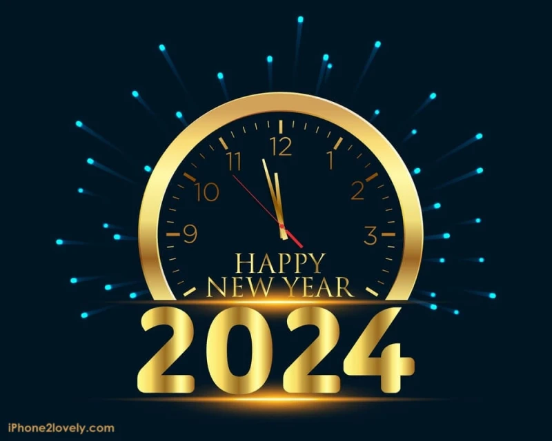 Happy New Year 2024 Wallpaper Image HD