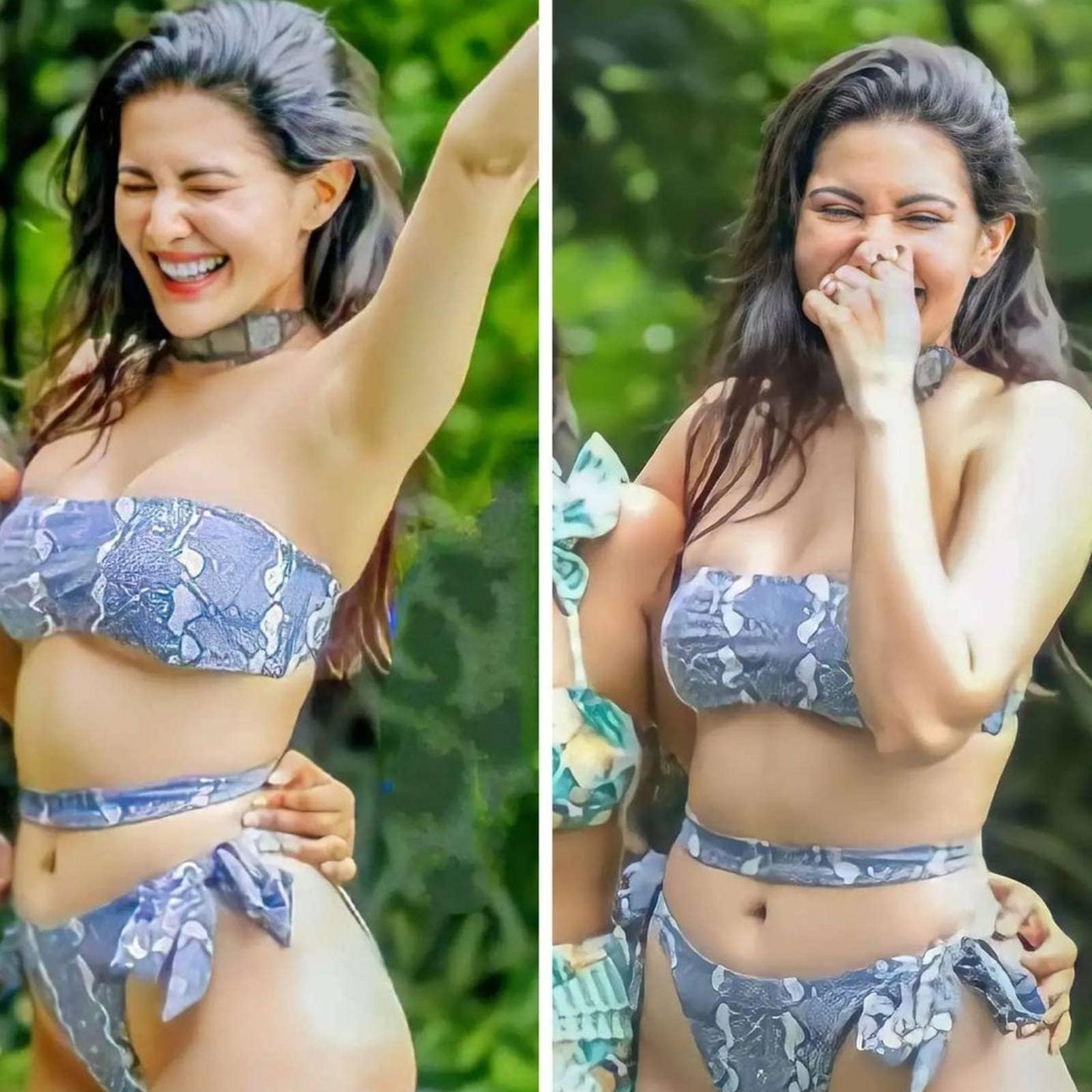 Amyra Dastur looks super sexy in a racy bikini