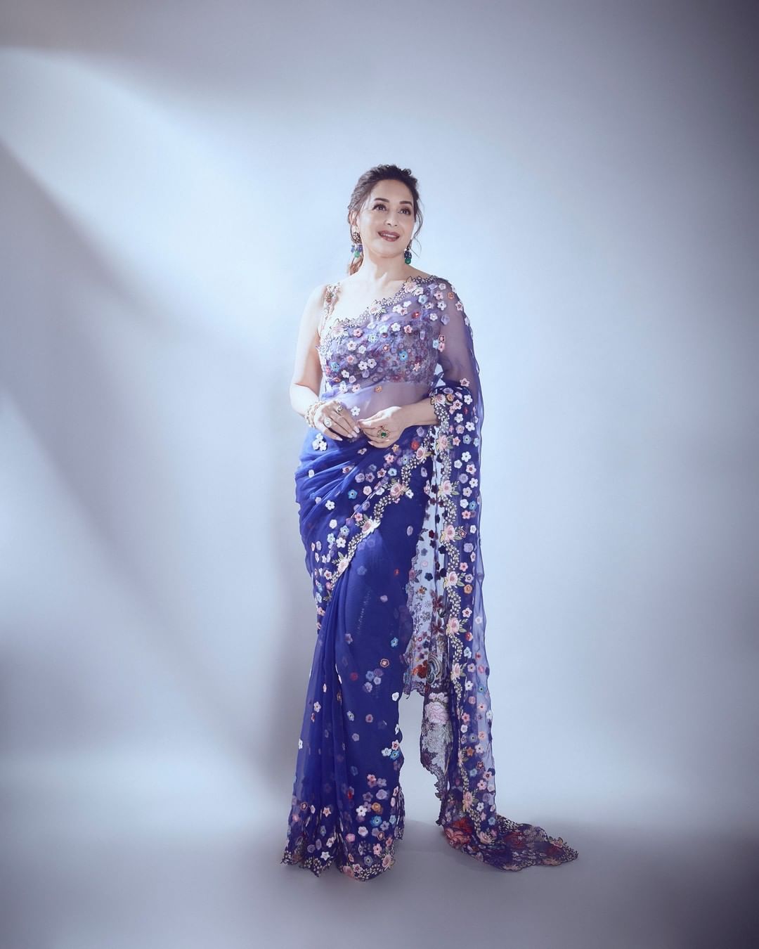 Madhuri Dixit Shows How You Can Never Go Wrong In A Saree