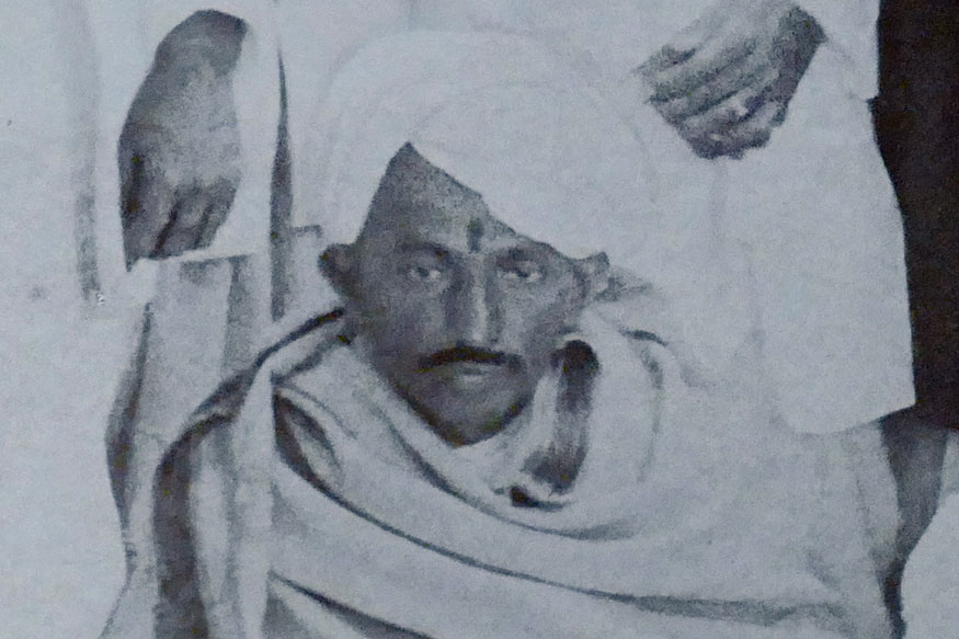 Mohandas Karamchand Gandhi in Ahmedabad.