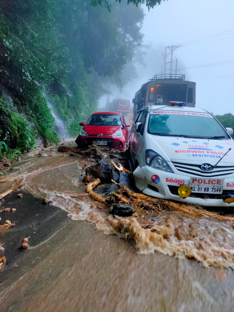Landslides in Kottayam, Heavy Waterlogging in Several Districts