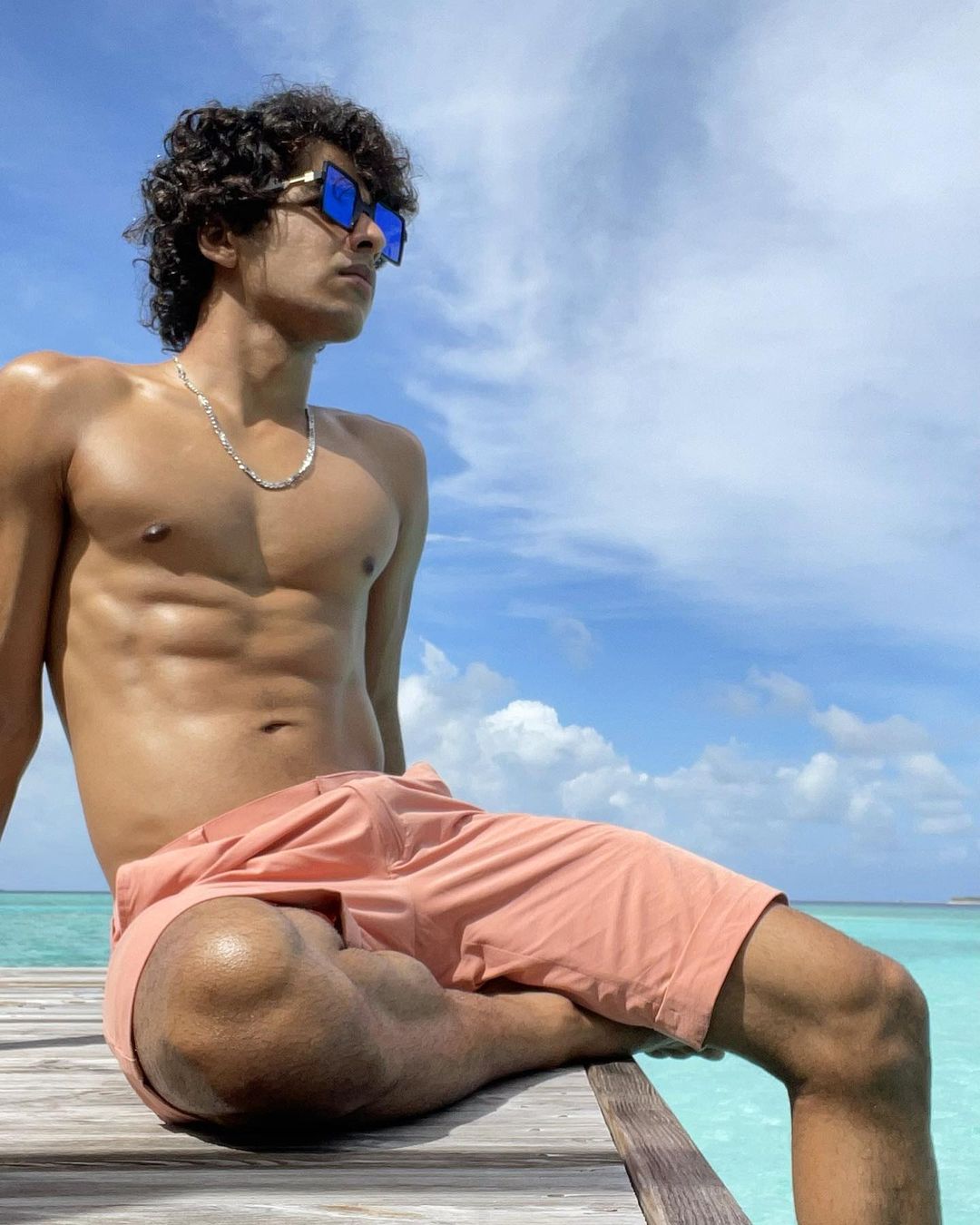 Ishaan Khatter looks cool in the shorts-only shot