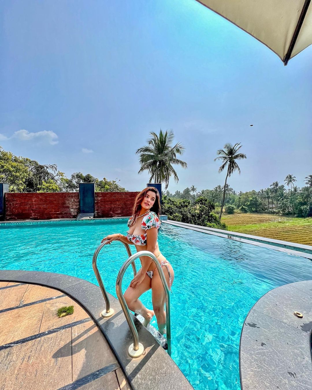 Chetna Pande strikes a seductive pose in the sexy two-piece