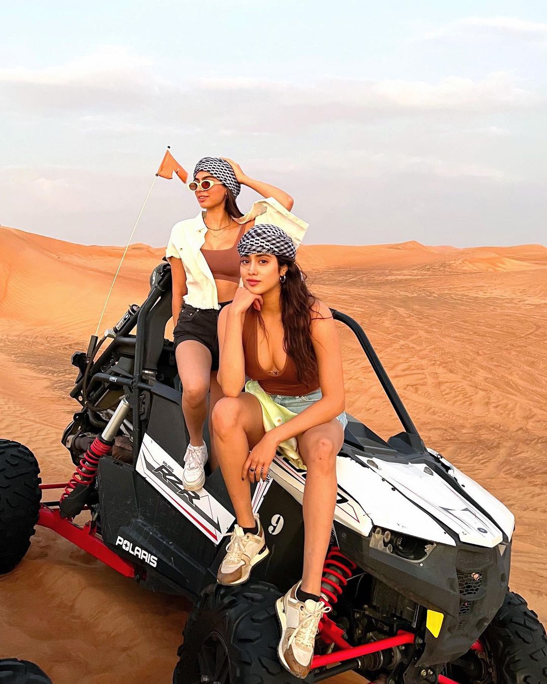 Janhvi and Khushi Kapoor look gorgeous in their desert safari