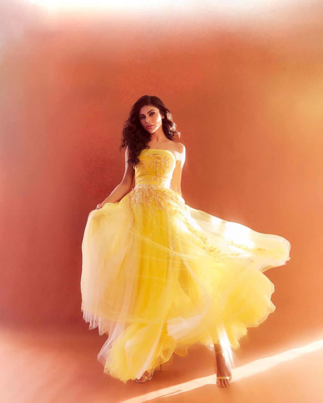 Mouni Roy resembles to Princess Belle from Beauty and The Beast in the photoshoot
