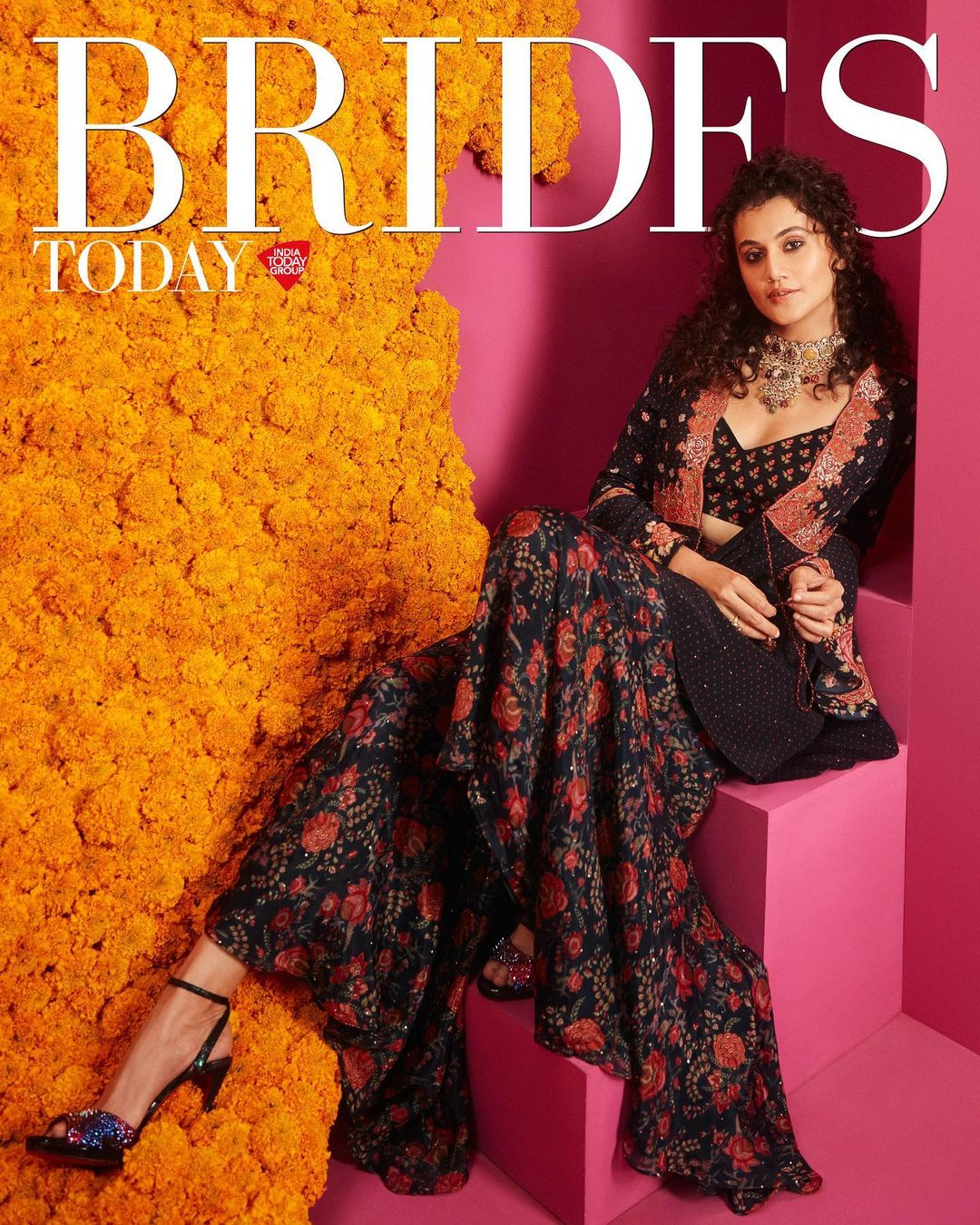 Taapsee Pannu looks gorgeous in the floral sharara set