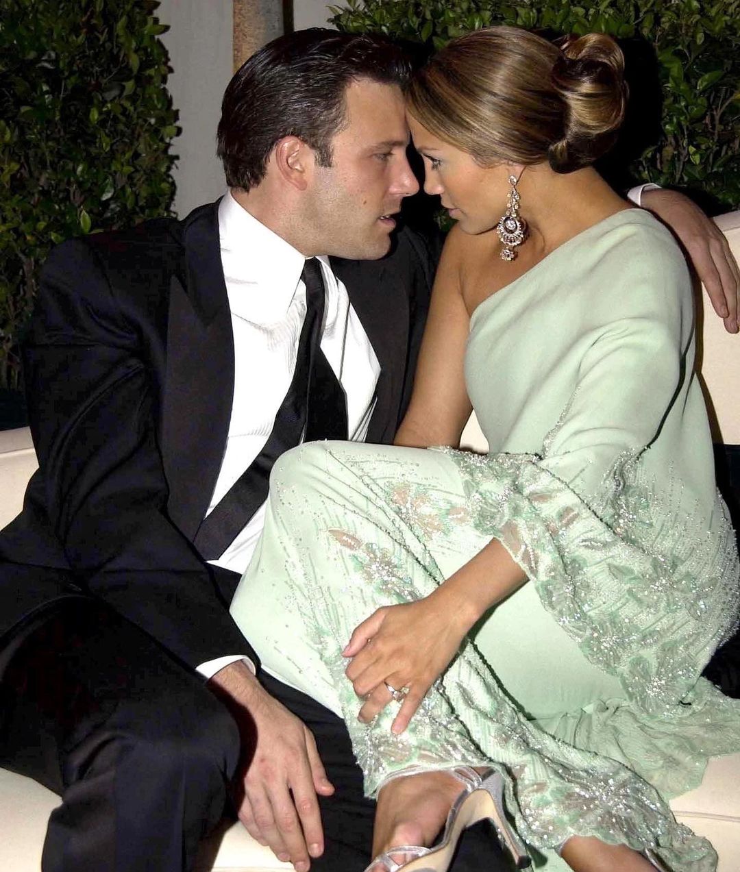 Jennifer Lopez and Ben Affleck back in the day, when they were engaged for the first time