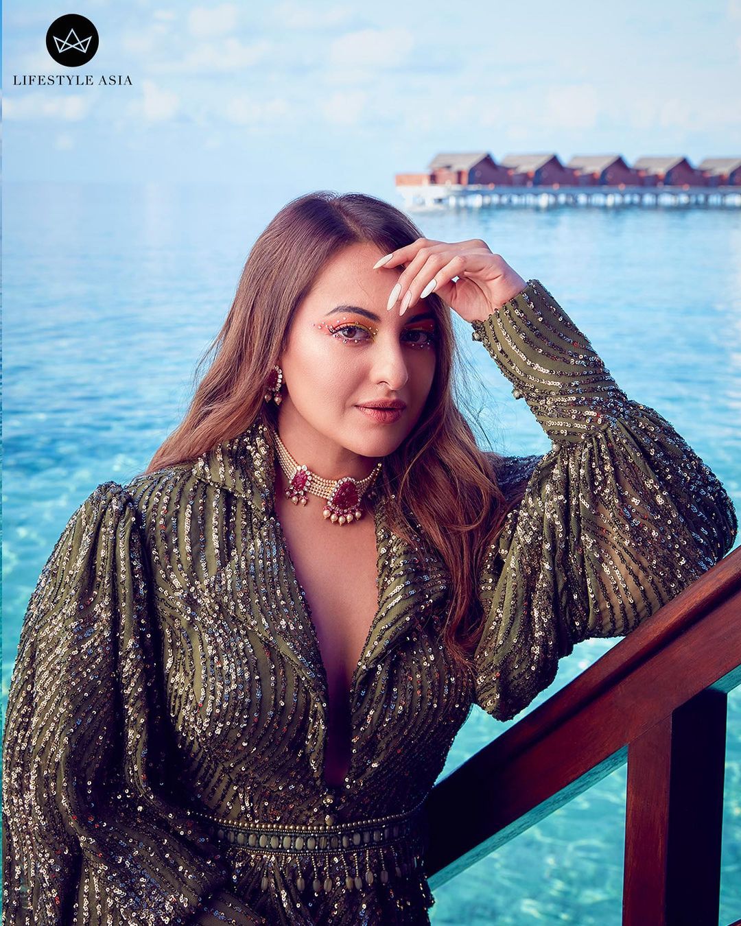 Sonakshi Sinha stuns as cover girl for Lifestyle Asia. The photoshoot took place in Maldives