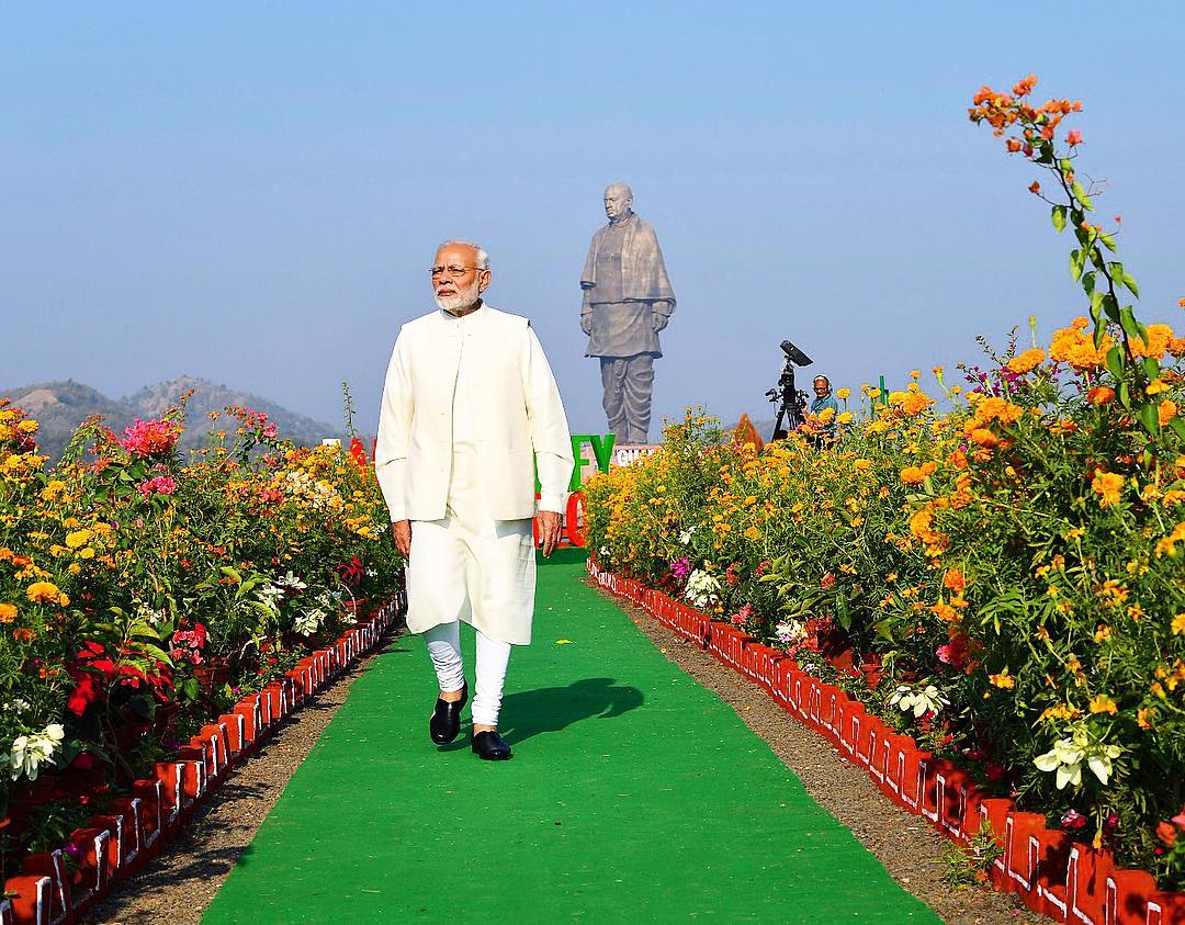 PM paid tribute to Sardar Patel at the Statue of Unity