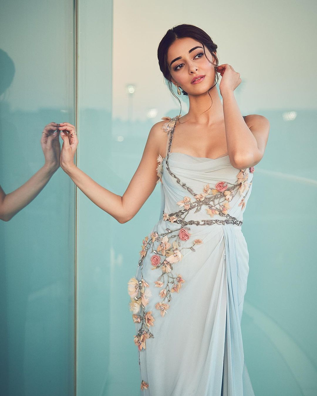 Ananya Panday Leaves Netizens Spellbound In Pastel Blue Dress