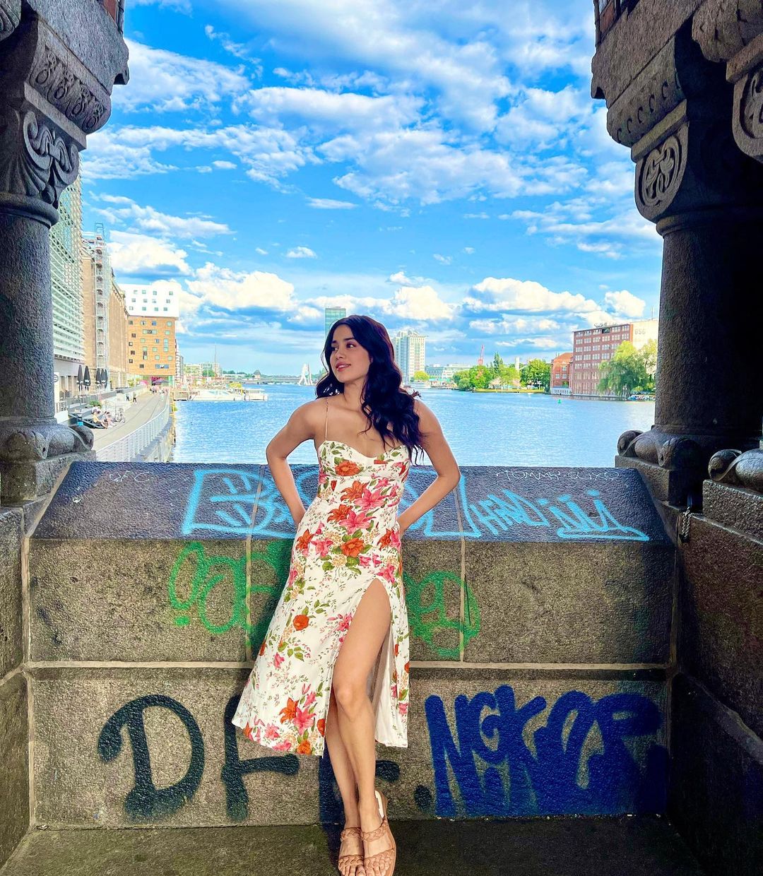 Janhvi Kapoor is on a workation across Europe. Scroll ahead to take a look at her stunning photos.