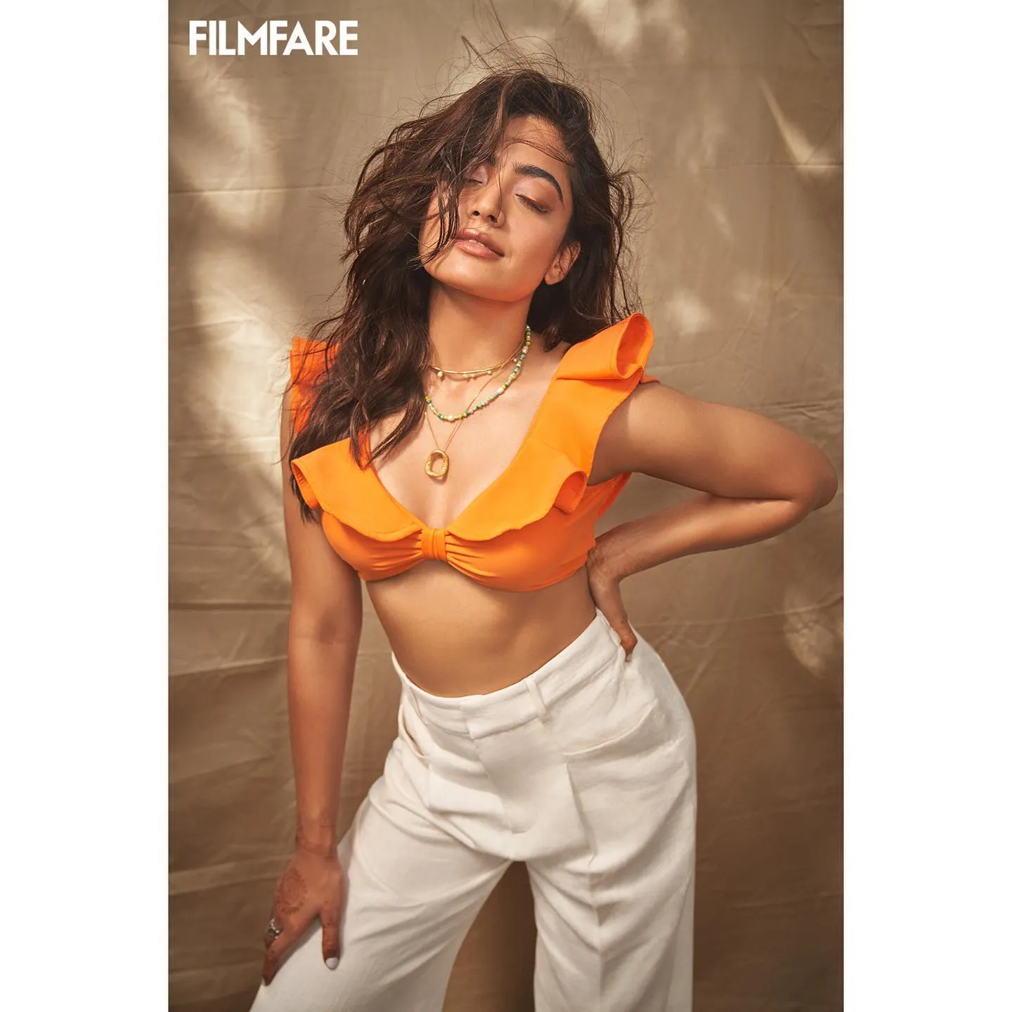 Rashmika Mandanna's glamourous look in Filmfare photoshoot raises the hotness bar