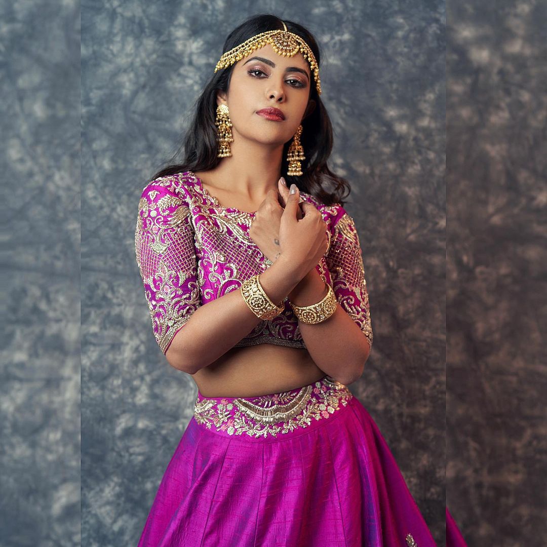 Avika Gor mesmerised the internet with her bold look in a traditional lehenga-choli.