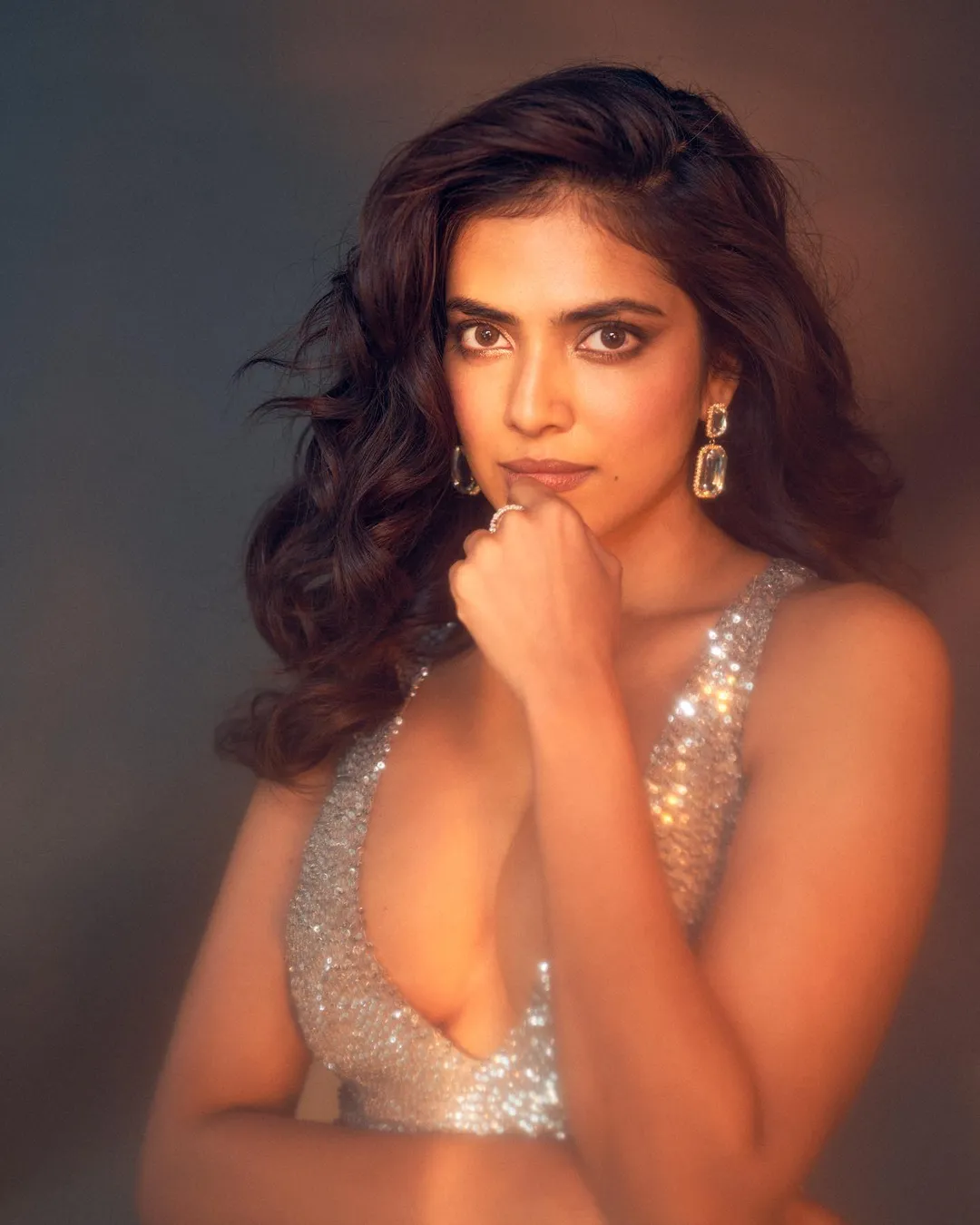 Malavika Mohanan Sets Internet On Fire In Cleavage-baring Silver Sequin Dress