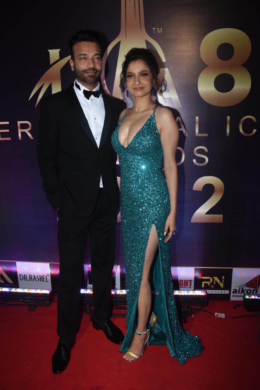 Ankita Lokhande and Vicky Jain seen at the International Iconic Awards