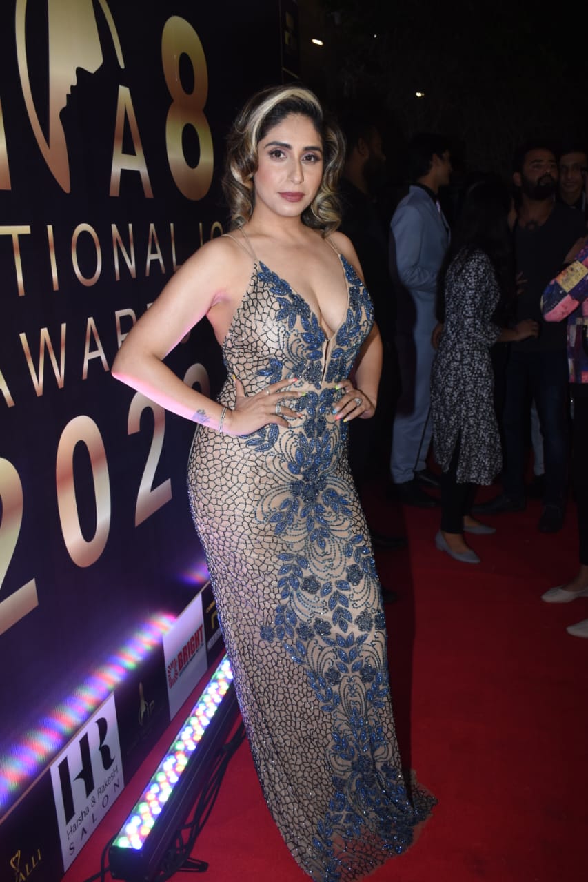 Neha Bhasin seen at the International Iconic Awards